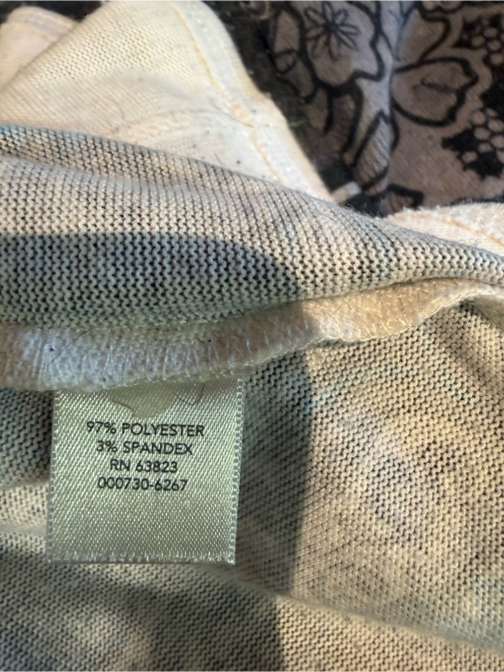 Christopher & Banks Blue and Gray Paisley Zip Hoodie - Picture 9 of 10